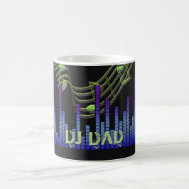 Taza De Café DJ DAD - regalo del Día del Padre personalizado