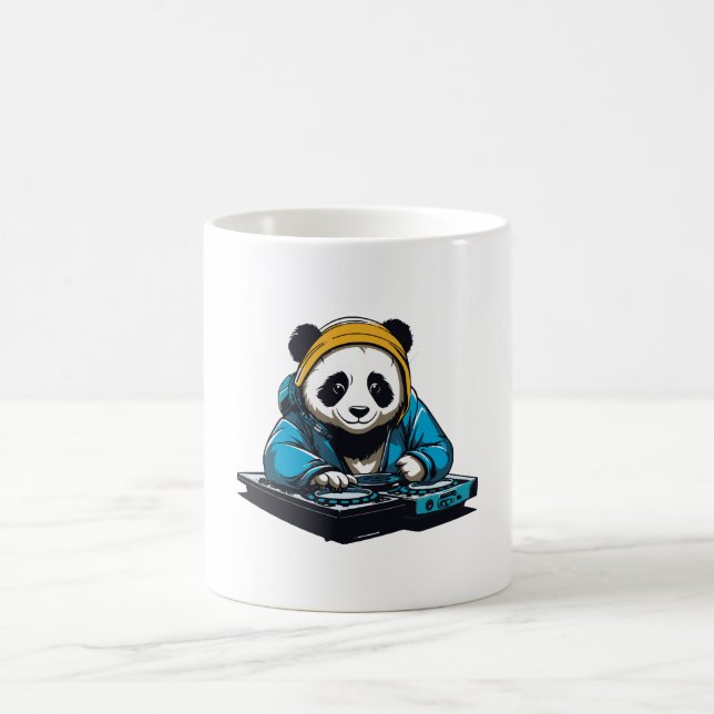 Taza De Café DJ Kawaii Panda (Centro)