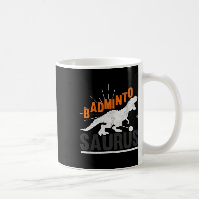 Taza De Café Dminto Saurus Rex Birdie Shuttle Dinosaur Dminton  (Derecha)
