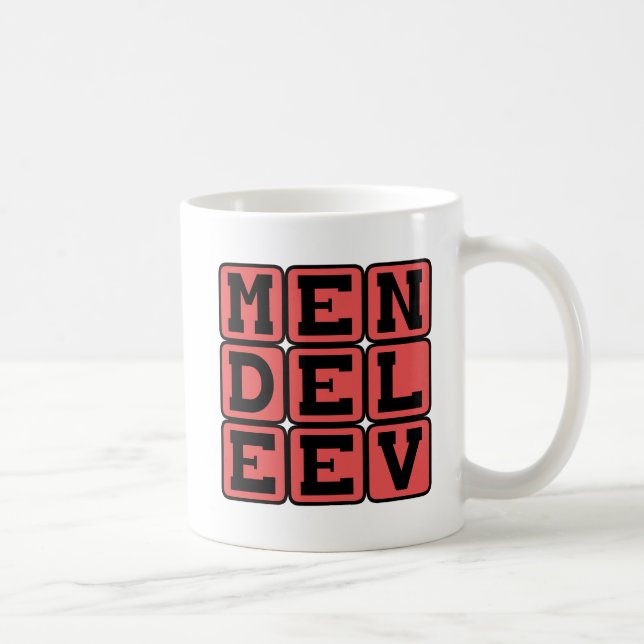 Taza De Café Dmitri Mendeléyev, químico ruso (Derecha)