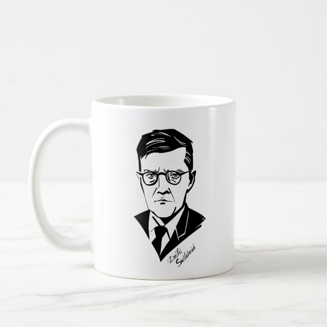 Taza De Café Dmitri Shostakovich (Izquierda)