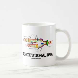 Taza De Café DNA constitucional (réplica de la DNA)