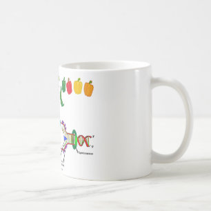 Taza De Café DNA del vegetariano (humor vegetariano de la
