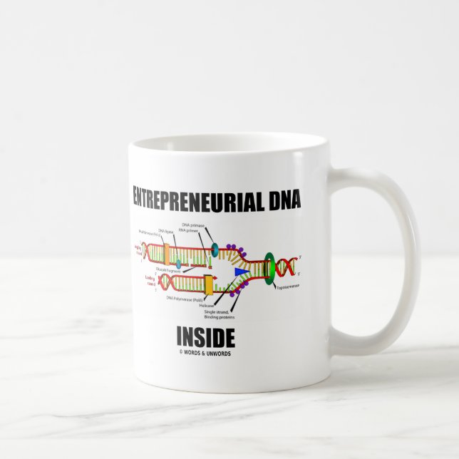 Taza De Café DNA emprendedor dentro (Derecha)