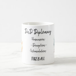 Taza De Café DnD Dungeons and Dragons Diplomacy Coffee Mug