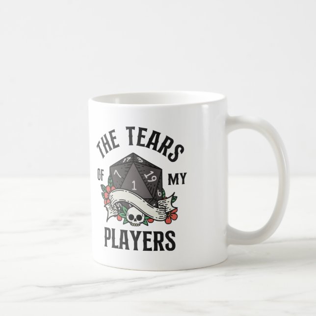 Taza De Café DnD Mug: DUNGEON MASTER MUG Lears of My Players (Derecha)