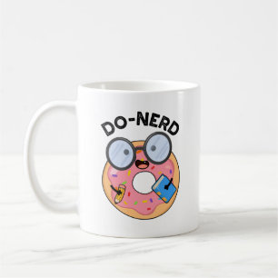 Taza De Café Do-nerd Funny Nerdy Donut Pun