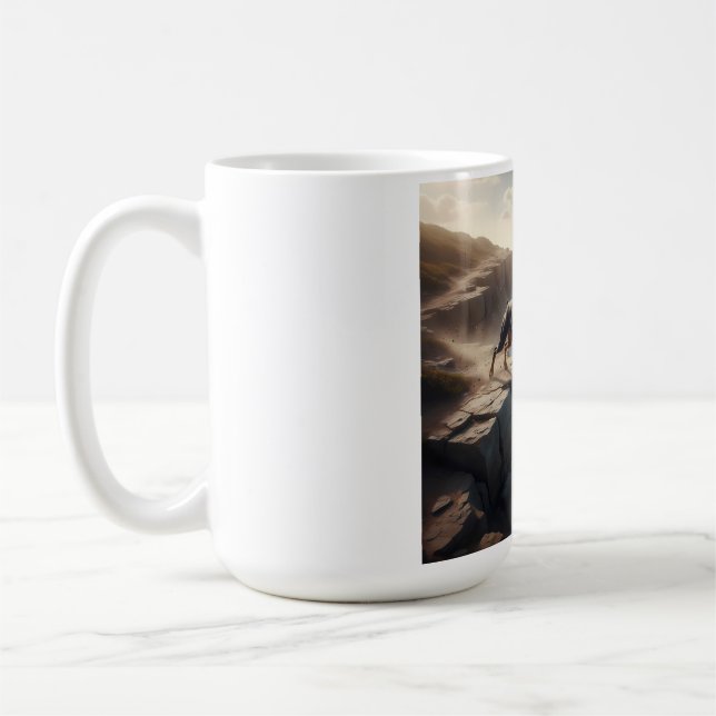 Taza De Café Doberman Pinscher Elegant Coffee Mug (Izquierda)