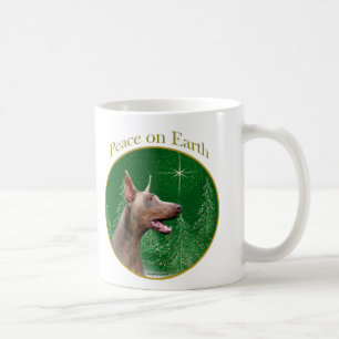 Taza De Café Doberman Pinscher (isabella) Peace
