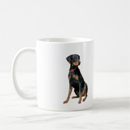 Taza De Café Doberman Pinscher (natural)