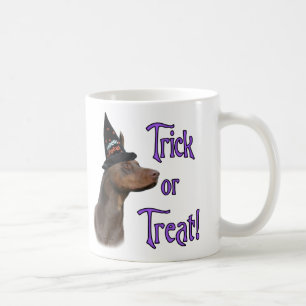 Taza De Café Doberman Pinscher Trick