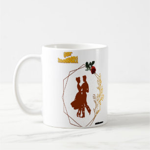 Taza De Café Doble danza Diseño clásico