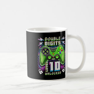 Taza De Café Doble Dígito Nivel 10 Videojuego desbloqueado 10º 