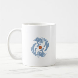 Taza De Café doble fénix vintage