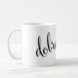 Taza De Café dobro jutro Buenos días República de Croacia Mug