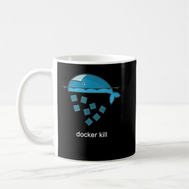 Taza De Café Docker Kill T Shirt (Izquierda)