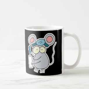 Taza De Café doctor ratón divertido