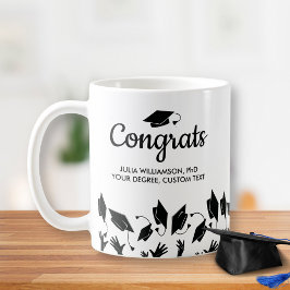 Taza De Café Doctorado en Doctorado Graduación Graduación Regal