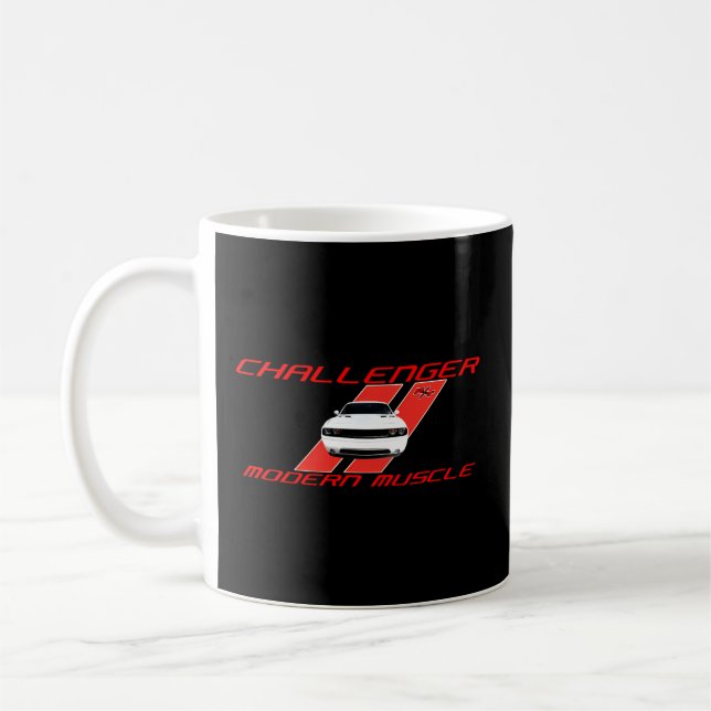 Taza De Café Dodge Challenger Rt Músculo Moderno (Izquierda)