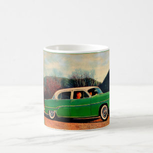 Taza De Café Dodge Royal V8 en verde en 1954