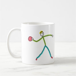 Taza De Café Dodgeball Stickman