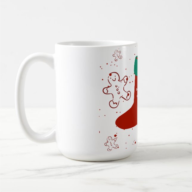 Taza De Café Dodo Craft Studio Adorable Calcetín de Navidad. (Izquierda)