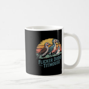 Taza De Café Dodo Flickr Titmouse Gracioso Retro Amantes Desi