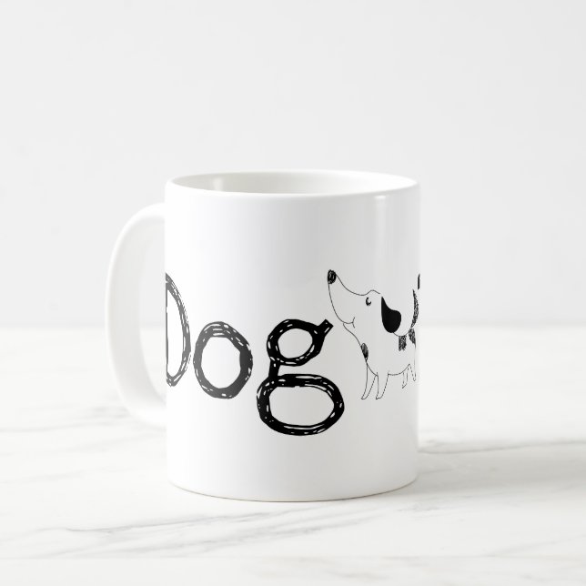 Taza De Café Dog Dad (Anverso izquierdo)