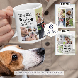 Taza De Café Dog Dad Life Best Life 6 Fotos