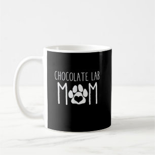 Taza De Café Dog Lover Mamá del Chocolate Lab