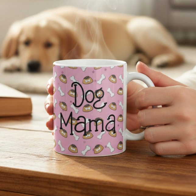 Taza De Café Dog Mama (Subido por el creador)