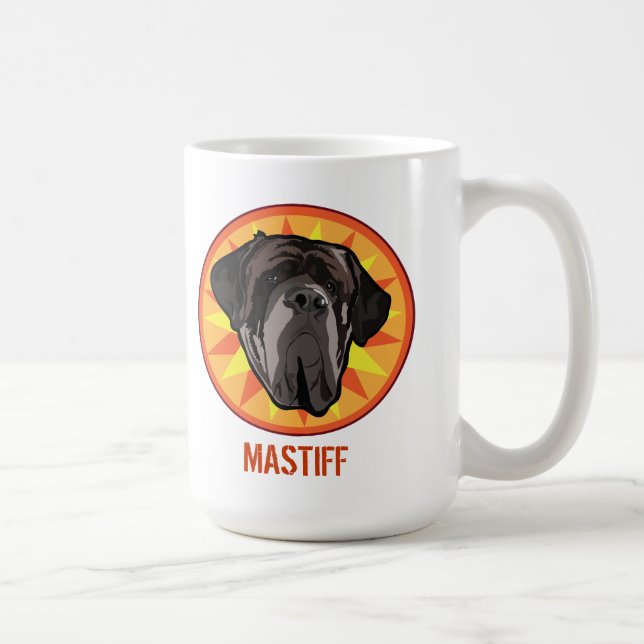 Taza De Café Dog Mastiff (Derecha)