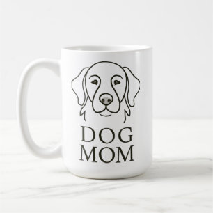 Taza De Café Dog Mom Cute Golden Retriever Coffee Mug