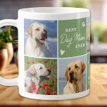 Taza De Café DOG MOM Personalizado 7 Día de la Madre Collage de<br><div class="desc">Presentamos nuestra moderna y elegante peluca Perro Mom, el regalo perfecto para cualquier amante del perro! Esta taza de moda presenta un collage moderno de fotos personalizados y el mensaje personalizado para mostrar tu amor por tu amigo. Como madre de perro no hay nada mejor que masturbarse con tu cachorro...</div>
