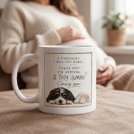 Taza De Café Dog Pregnancy Announcement
