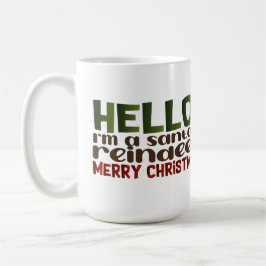 Taza De Café Dog Reindeer Mug