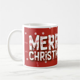 Taza De Café Dog Wishing you Merry Christmas Mug