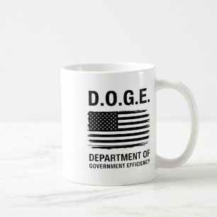 Taza De Café Doge Departamento De Eficiencia Gubernamental