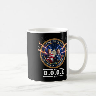 Taza De Café Doge Trump, Departamento De Eficiencia Gubernament