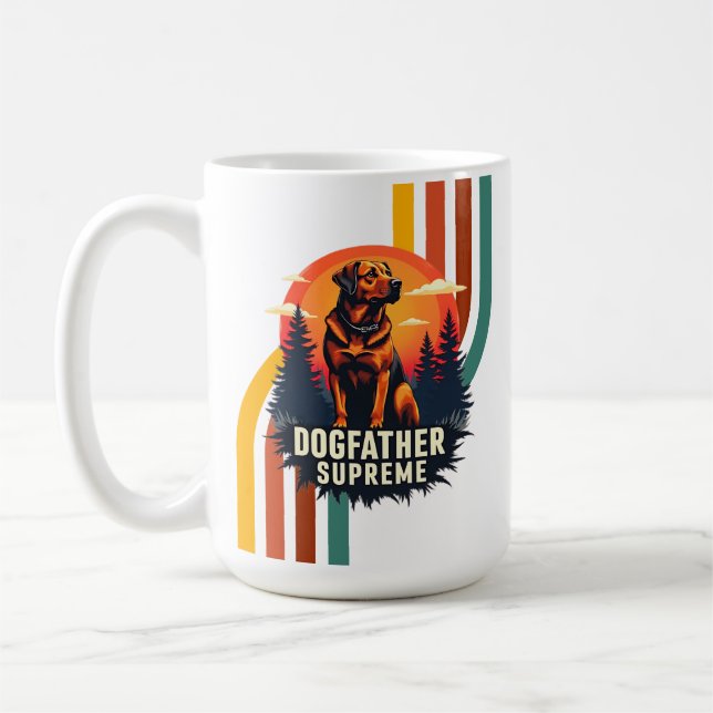Taza De Café Dogfather Supreme (Izquierda)