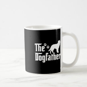Taza De Café Dogfather Tee Fathers Day Gift Dog Lover Borde