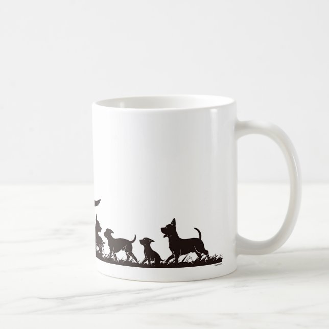 Taza De Café Doggie Family 10 (Derecha)