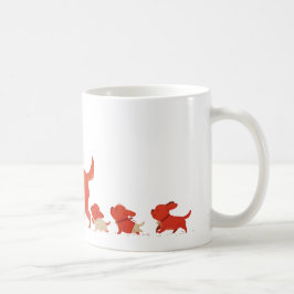 Taza De Café Doggie Family 4