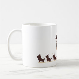 Taza De Café Doggie Family 5