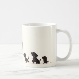 Taza De Café Doggie Family 7