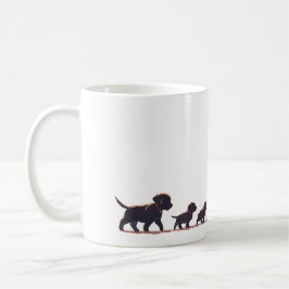 Taza De Café Doggie Family 8