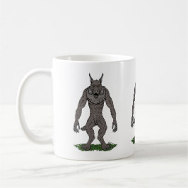 Taza De Café Dogman Cryptid o Werewolf
