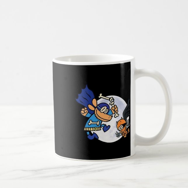 Taza De Café Dogman Y Cat Esenciales Para Niños (Derecha)
