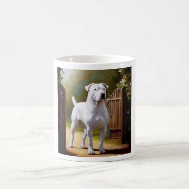 Taza De Café Dogo Argentino Dog (Centro)