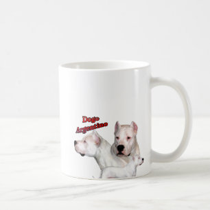 Taza De Café Dogo Argentino Trio 2